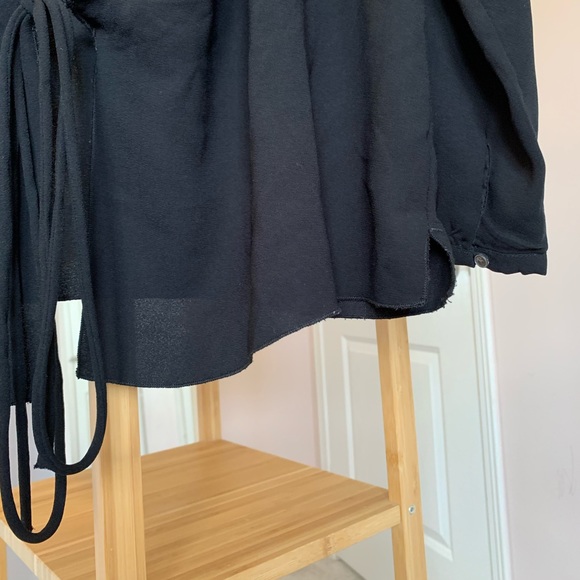 WILFRED BLACK BLOUSE SILKY MATERIAL SIZE XS - Picture 4 of 10